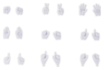 Megami Device M.S.G. Zubehör-Set für Plastic Model Kits 1/1 09 Hand Set Skin Color White Image 1