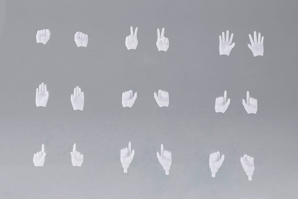 Megami Device M.S.G. Zubehör-Set für Plastic Model Kits 1/1 09 Hand Set Skin Color White Image 2