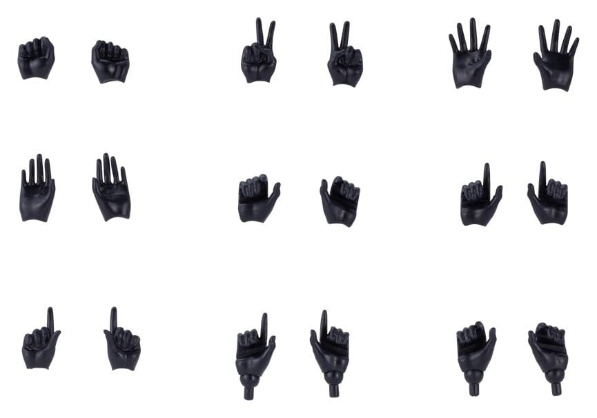 Megami Device M.S.G. Zubehör-Set für Plastic Model Kits 1/1 09 Hand Set Skin Color Black Image 1