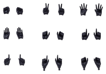 Megami Device M.S.G. Zubehör-Set für Plastic Model Kits 1/1 09 Hand Set Skin Color Black Image 1