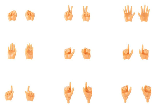 Megami Device M.S.G. Zubehör-Set Plastic Model Kits 1/1 09 Hand Set Skin Color E Image 1