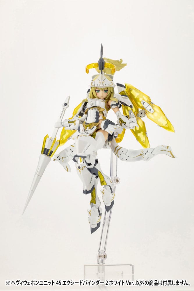Kotobukiya M.S.G. Model Kit Zubehör-Set Heavy Weapon Unit 45 Exceed Binder 2 White Ver. Image 6