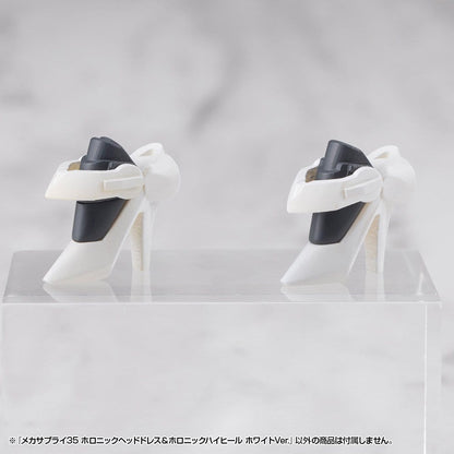 Kotobukiya M.S.G. Model Kit Zubehör-Set Mecha Supply 34 Holonic Headdress & Holonic High Heels White Ver. Image 3