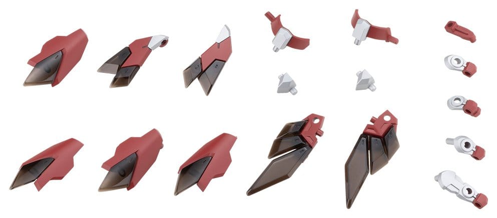 Kotobukiya M.S.G. Zubehör-Set für Plastic Model Kits Expansion Armor Type E Deep Red Ver. 6 cm Image 1