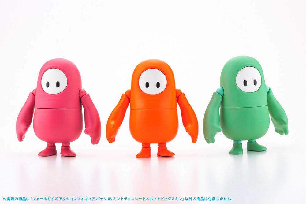 Fall Guys: Ultimate Knockout Actionfigur 1/20 Pack 03 Mint Chocolate / Hot Dog Skin 8 cm Image 20