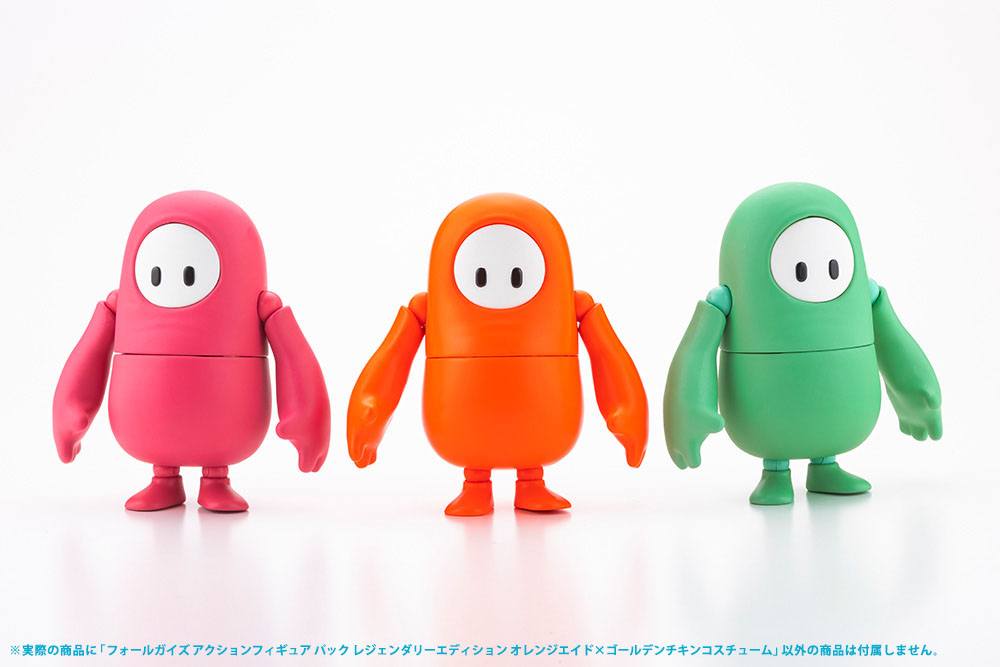 Fall Guys: Ultimate Knockout Actionfigur 1/20 Legendary Edition Orangeade / Golden Chicken Costume 8 cm Image 11