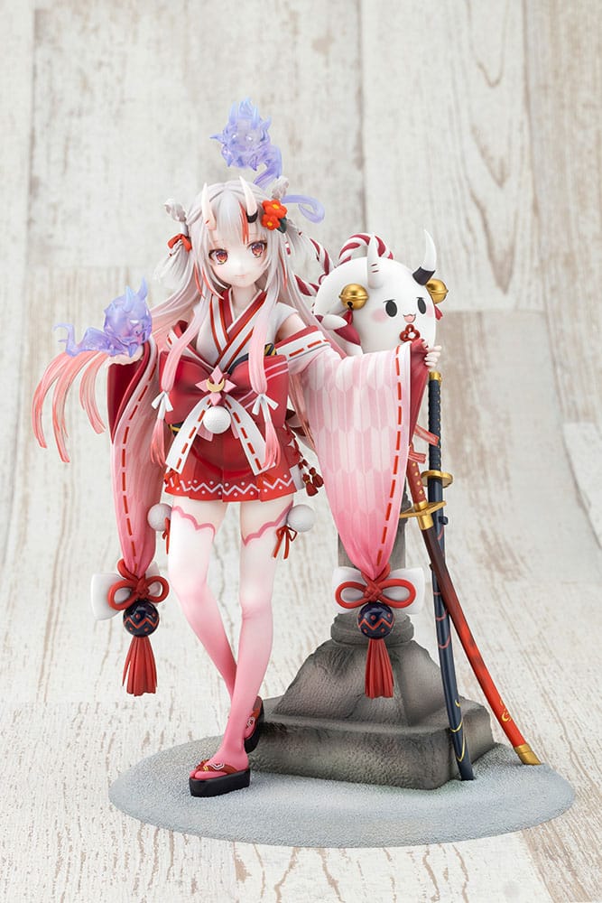 Hololive Production PVC Statue 1/7 Nakiri Ayame Shrine Maiden Fortune Outfit Ver. 26 cm Image 3