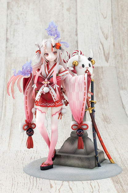 Hololive Production PVC Statue 1/7 Nakiri Ayame Shrine Maiden Fortune Outfit Ver. 26 cm Image 3