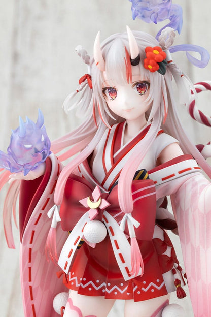 Hololive Production PVC Statue 1/7 Nakiri Ayame Shrine Maiden Fortune Outfit Ver. 26 cm Image 4