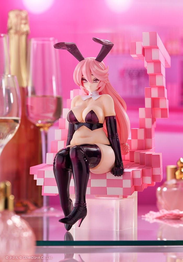Original Character Trick Bunnies PVC Statue 1/7 Sitting Bunny Illustration by Kafun 24 cm Image 2