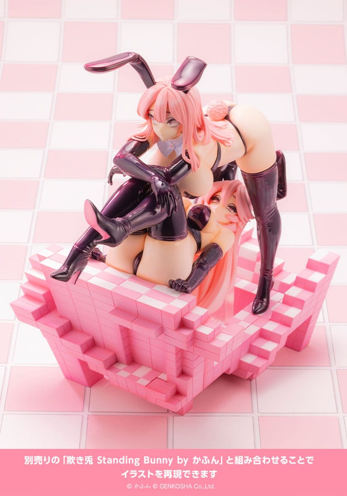 Original Character Trick Bunnies PVC Statue 1/7 Sitting Bunny Illustration by Kafun 24 cm Image 19
