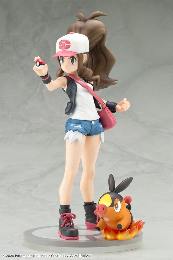 Pokémon PVC Figur 1/8 Hilda with Tepig Artfx J 21 cm Image 2
