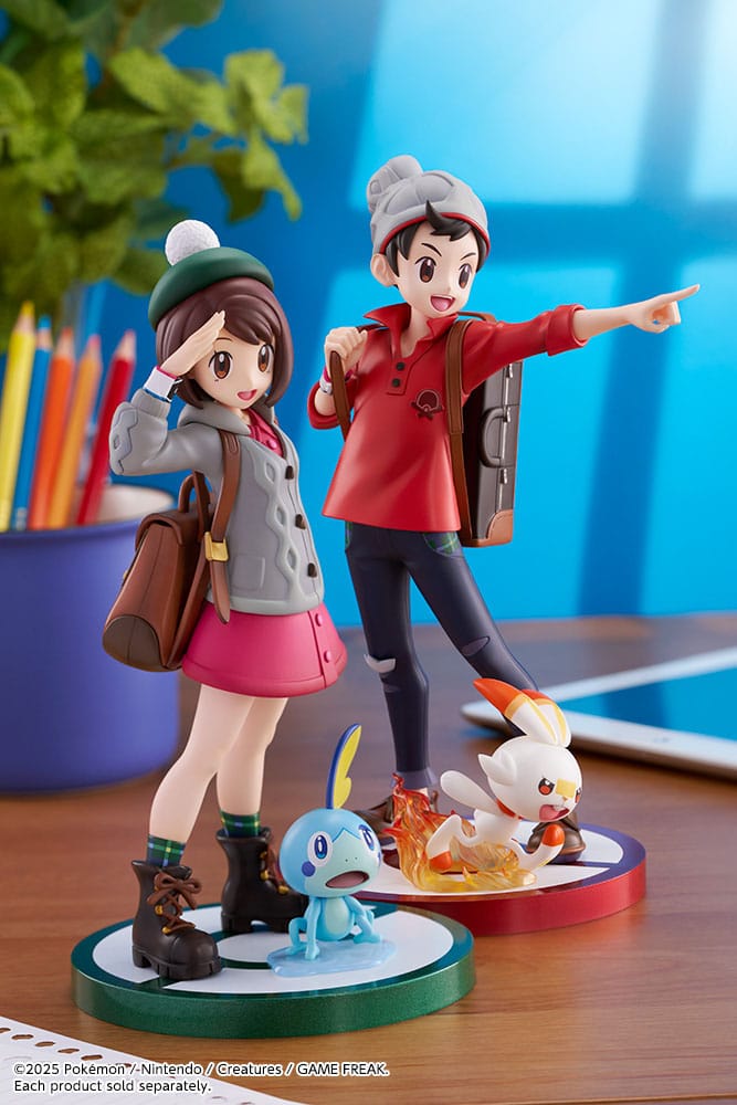 Pokémon ARTFXJ Statue 1/8 Victor & Hopplo 21 cm Image 22