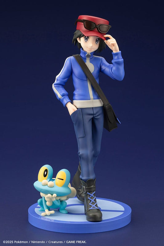 Pokémon ARTFXJ Statue 1/8 Calem & Froxy 20 cm Image 1