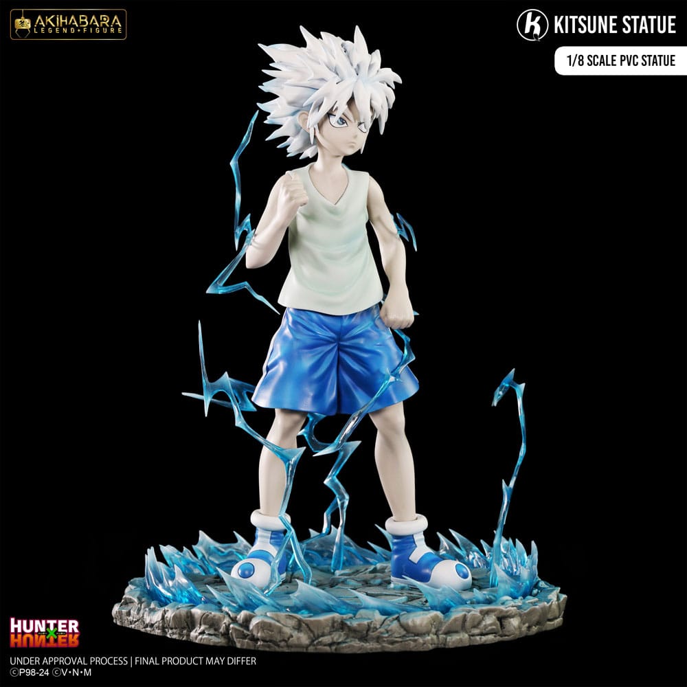 Hunter × Hunter Akihabara Legend Figure PVC Statue 1/8 Killua (God Speed Mode) 21 cm Image 3