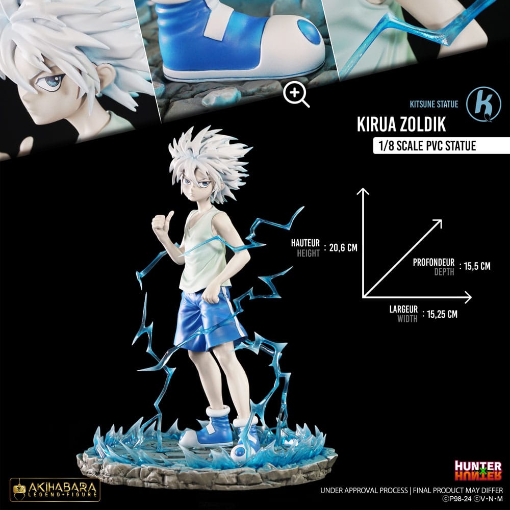 Hunter × Hunter Akihabara Legend Figure PVC Statue 1/8 Killua (God Speed Mode) 21 cm Image 10