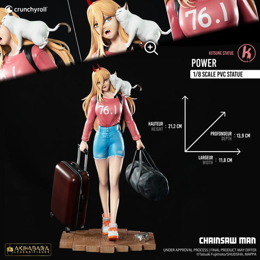 Chainsaw Man PVC Statue 1/8 Power 21 cm Image 2