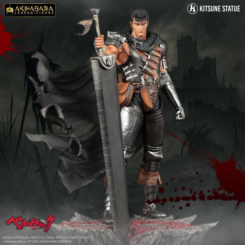 Berserk Akihabara Legend Figure PVC Statue 1/8 Guts 30 cm Image 2
