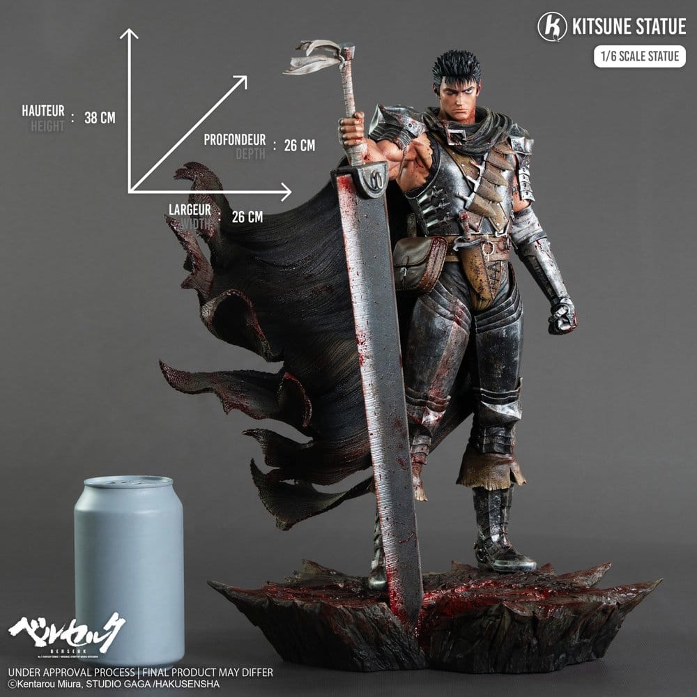 Berserk Statue 1/6 Guts 38 cm Image 7