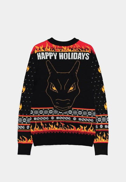 Pokémon Christmas Pullover Glurak Größe M Image 1