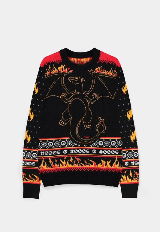 Pokémon Christmas Pullover Glurak Größe S Image 2
