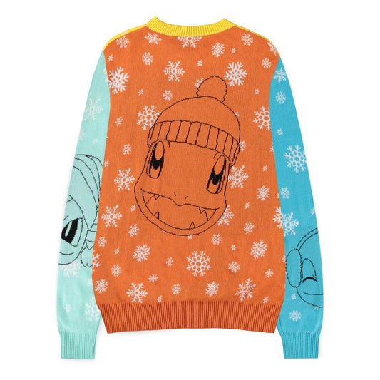Pokémon Pullover Pikachu, Bulbasaur, Squirtle & Charmender (Christmas Jumper) Größe M Image 2