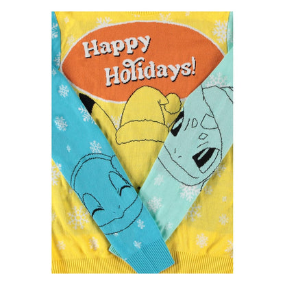 Pokémon Pullover Pikachu, Bulbasaur, Squirtle & Charmender (Christmas Jumper) Größe S Image 3