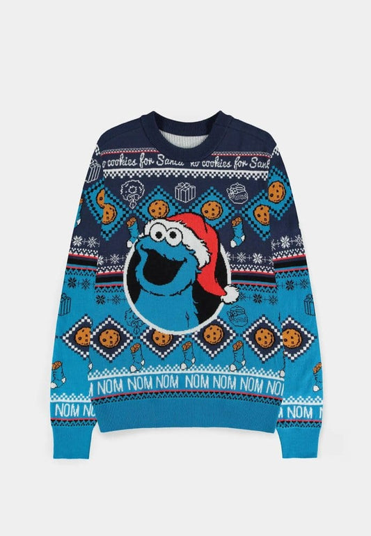 Sesame Street Christmas Pullover Cookie Monster Größe L Image 2