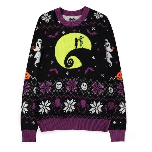 Nightmare Before Christmas Pullover Glow in the Dark (Christmas Jumper) Größe L Image 1