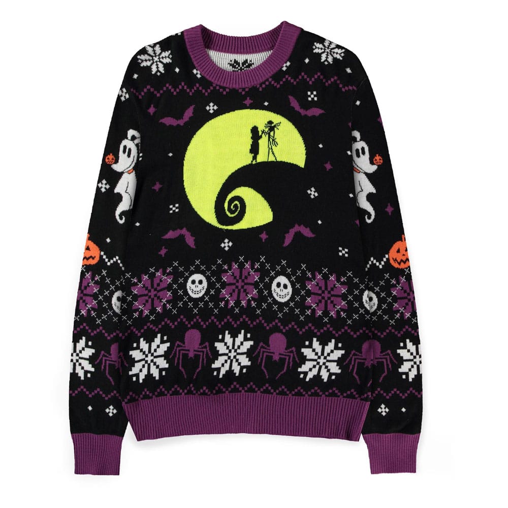 Nightmare Before Christmas Pullover Glow in the Dark (Christmas Jumper) Größe S Image 1