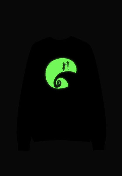 Nightmare Before Christmas Pullover Glow in the Dark (Christmas Jumper) Größe S Image 3