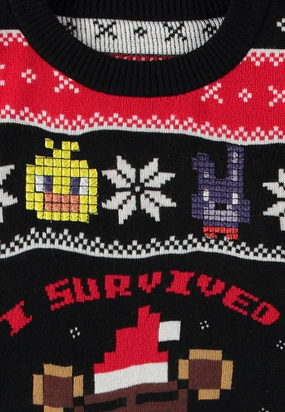 Five Nights at Freddy's Pullover Survived Five Nights (Christmas Jumper) Größe L Image 4