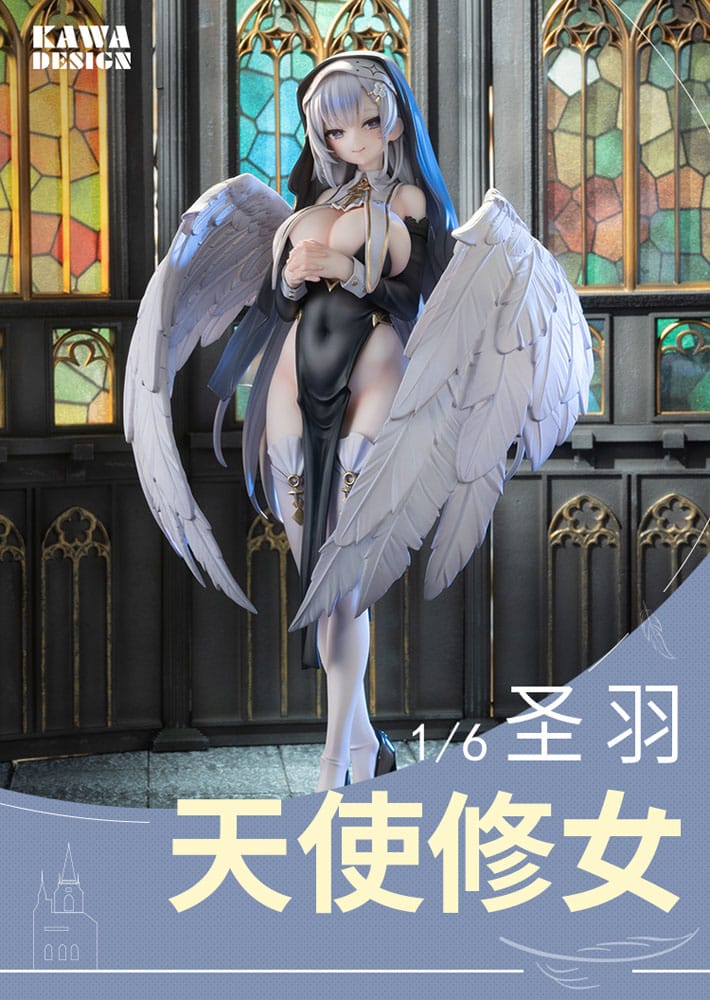 Original Character PVC Statue 1/6 Angel Sister Holy Wing Deluxe Edition 28 cm Image 4