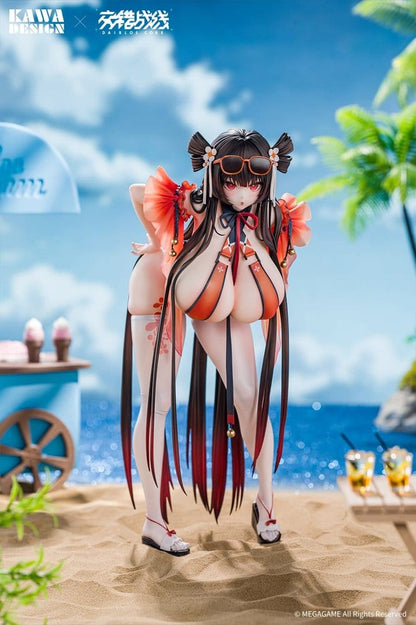 Daiblos Core PVC Figur 1/6 Maree Rouge Rakubai no Utage 25 cm Image 5