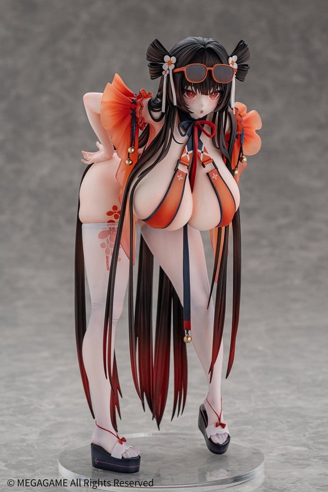 Daiblos Core PVC Figur 1/6 Maree Rouge Rakubai no Utage Wet Ver. 25 cm Image 2