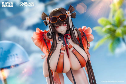 Daiblos Core PVC Figur 1/6 Maree Rouge Rakubai no Utage Wet Ver. 25 cm Image 3