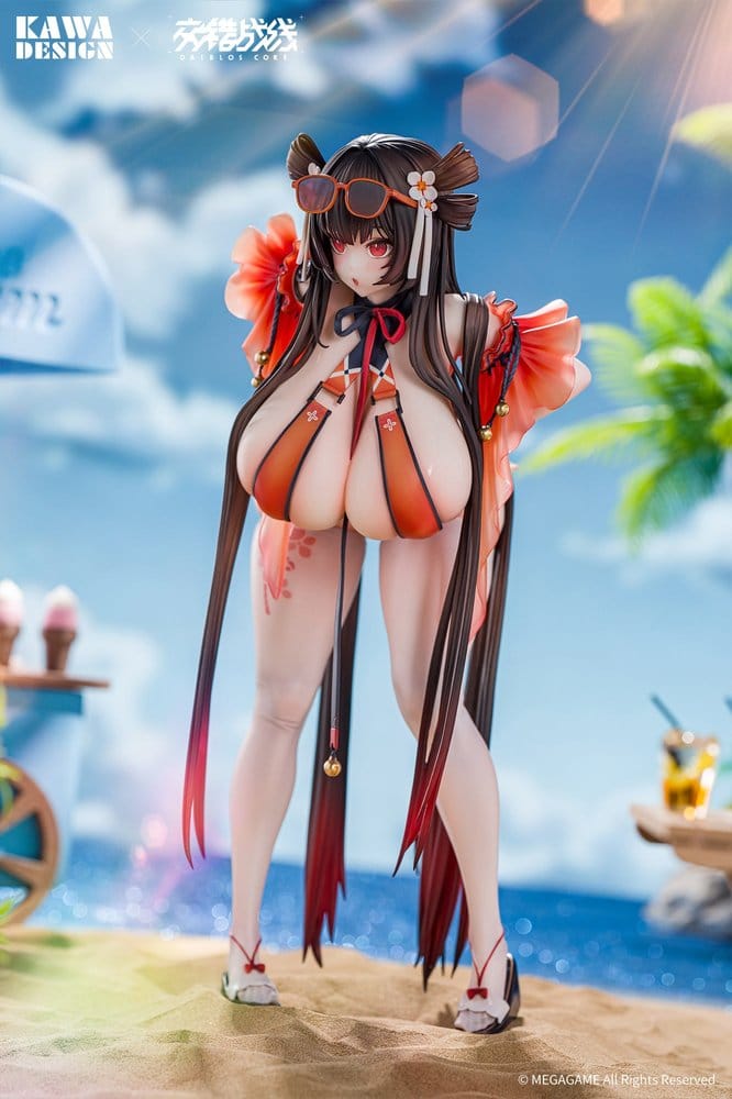 Daiblos Core PVC Figur 1/6 Maree Rouge Rakubai no Utage Wet Ver. 25 cm Image 14