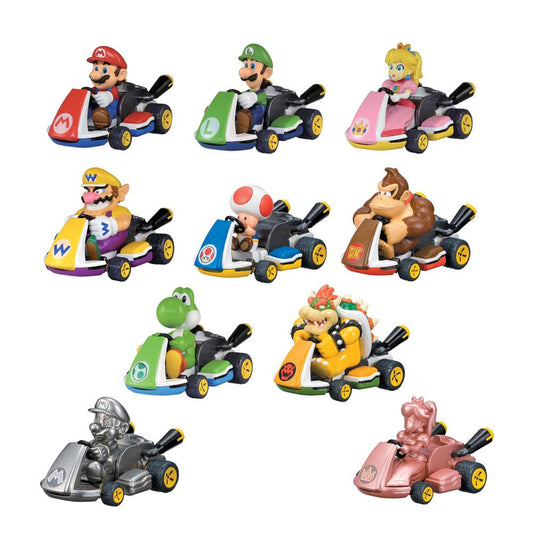 Mario Kart Rückzug-Autos Mystery Pack Display (12) Image 1