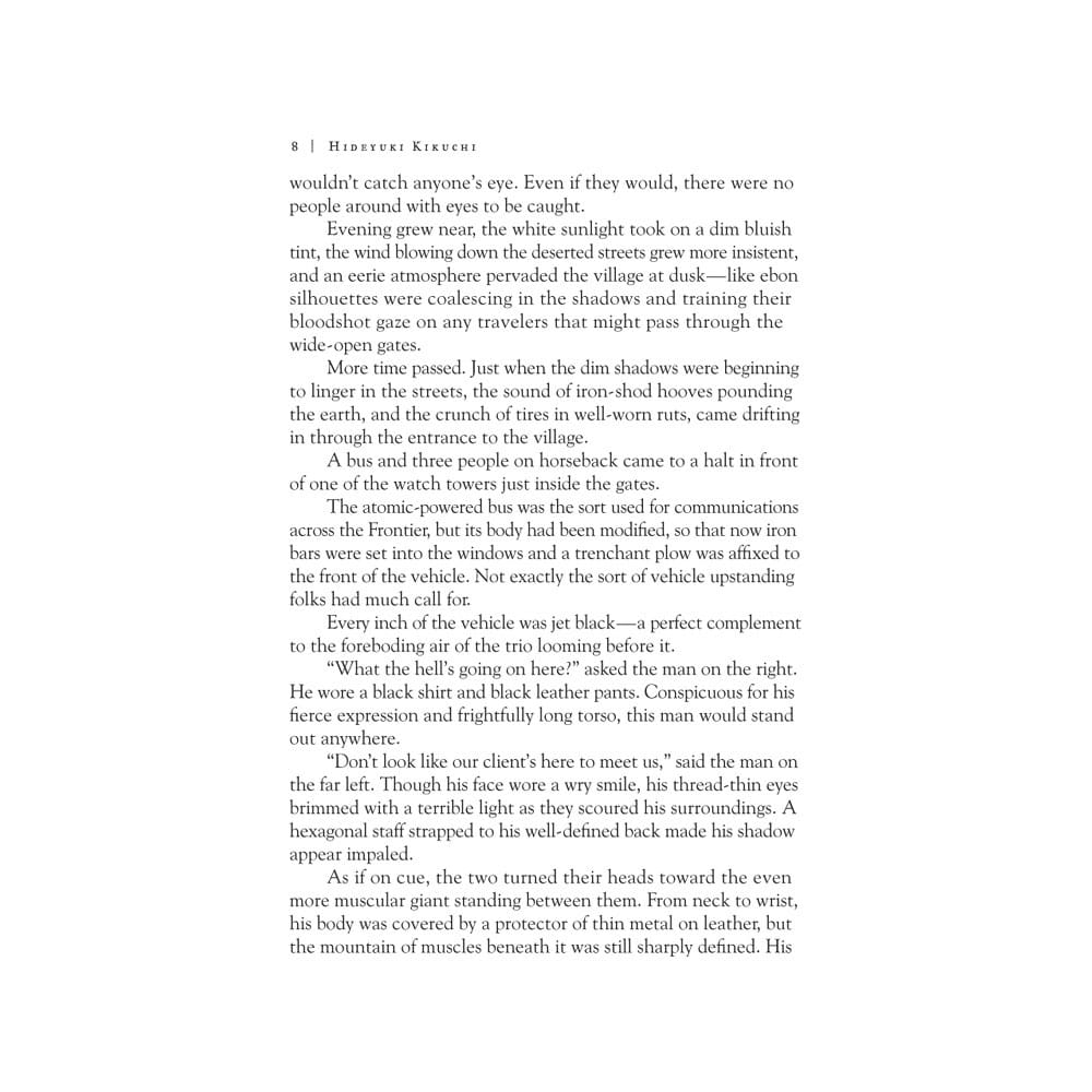 Vampire Hunter D Omnibus Roman Volume 1 *Englische Version* Image 3