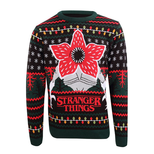 Stranger Things Sweatshirt Christmas Jumper Demogorgon Größe S Image 1