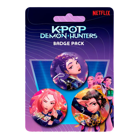 KPop Demon Hunters Ansteck-Buttons 3er-Pack Image