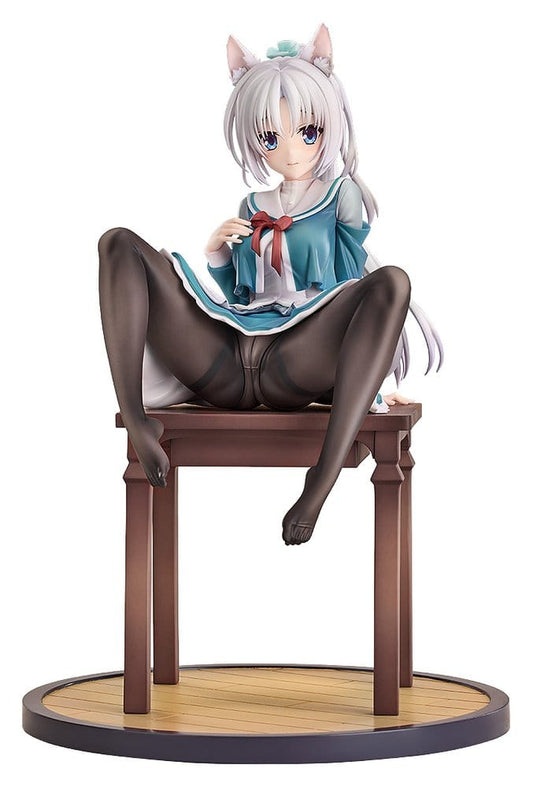 Senren*Banka PVC Figur 1/7 Yoshino Tomotake Animal Ears School Uniform Ver. 21 cm Image 1