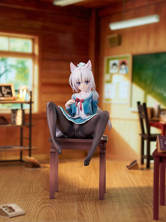 Senren*Banka PVC Figur 1/7 Yoshino Tomotake Animal Ears School Uniform Ver. 21 cm Image 2