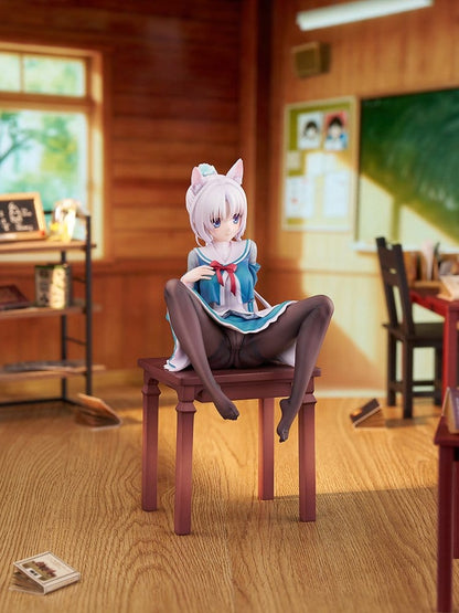 Senren*Banka PVC Figur 1/7 Yoshino Tomotake Animal Ears School Uniform Ver. 21 cm Image 4