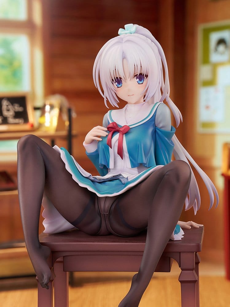 Senren*Banka PVC Figur 1/7 Yoshino Tomotake Animal Ears School Uniform Ver. 21 cm Image 5