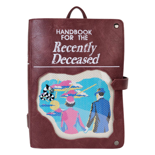 Beetlejuice by Loungefly Rucksack Mini Handbook for the recently Deceased Pin Trader Image 1