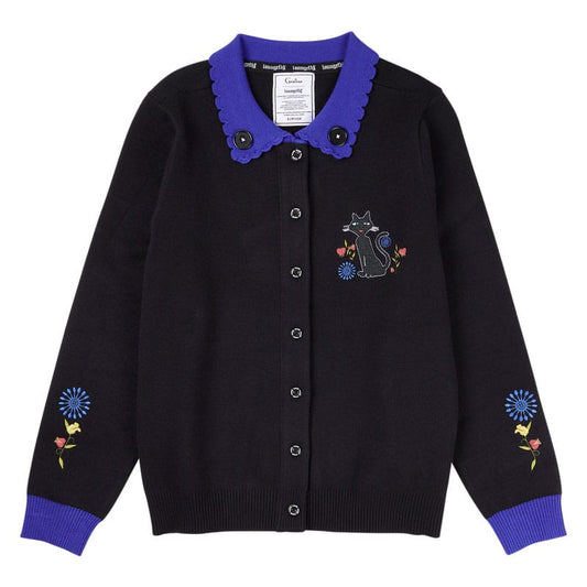 Coraline by Loungefly Cardigan Unisex Collared Cat Dragonfly  Größe XXL Image 1