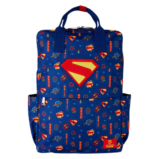 DC Comics by Loungefly Full-Size Nylon Rucksack Superman Image 1