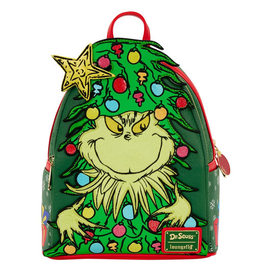 Dr. Seuss by Loungefly Mini Rucksack Grinch Holiday Image 1