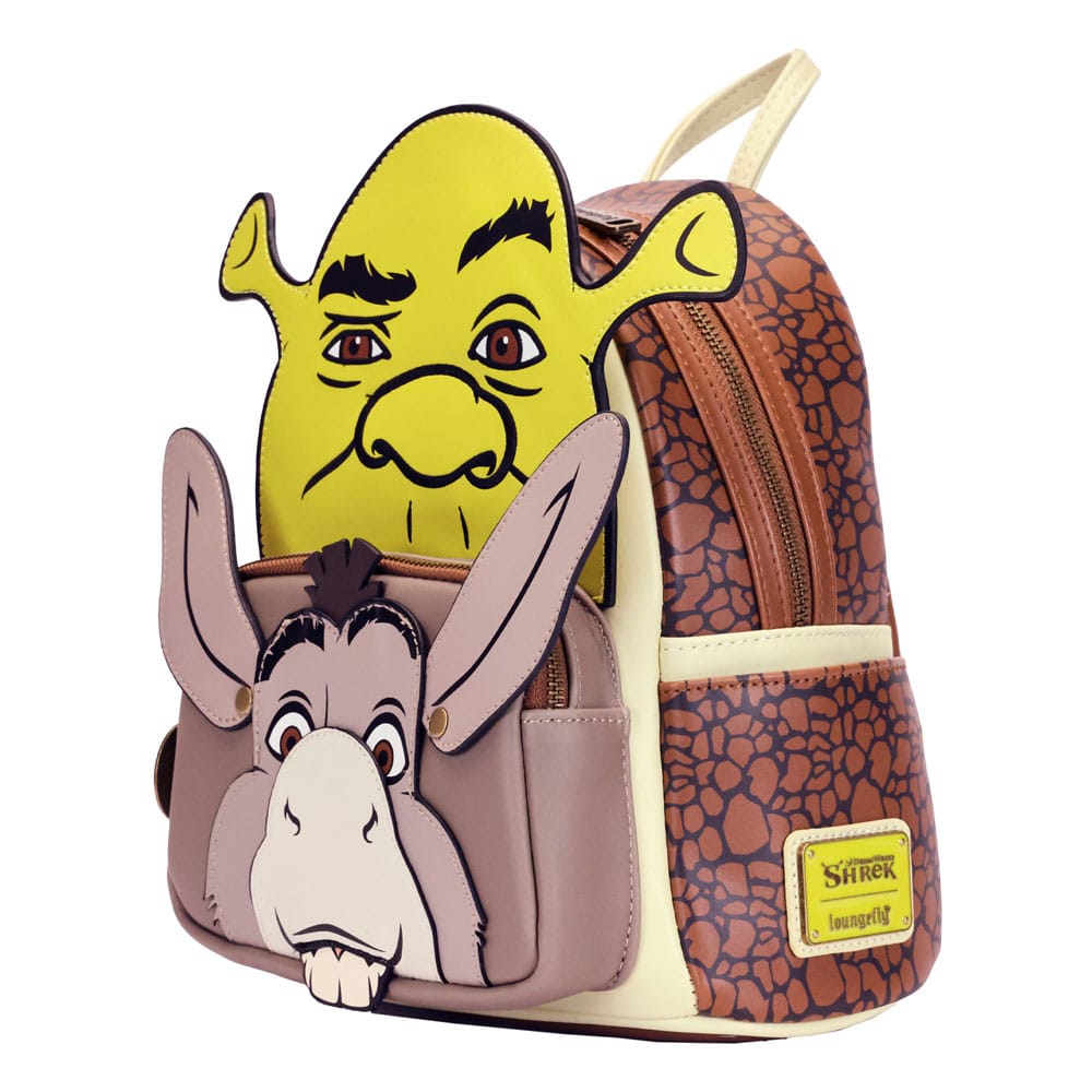 Dreamworks by Loungefly Mini Rucksack Shrek & Donkey Cosplay Image 4